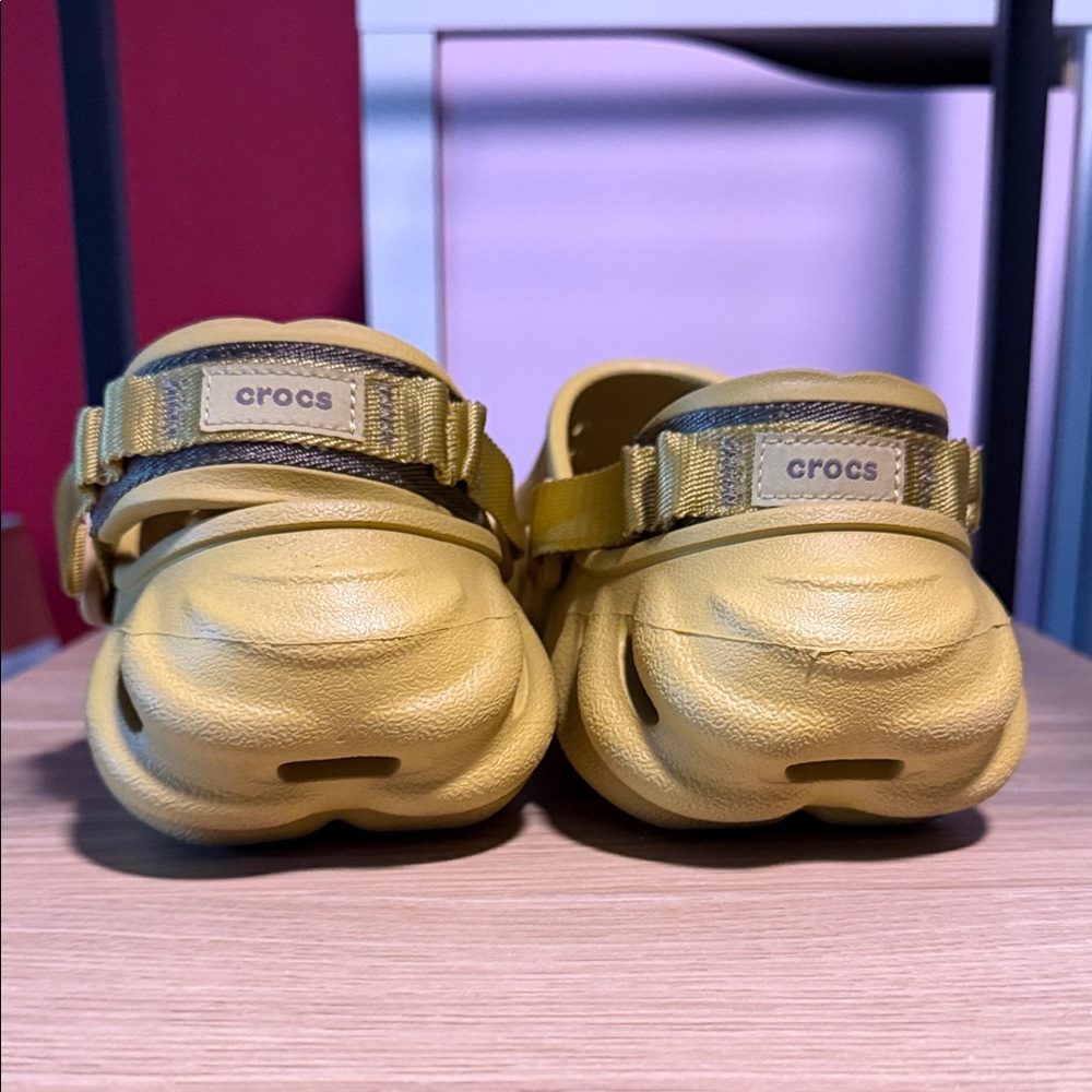 CROCS Yellow Mules & Clogs - Picture 8 of 10